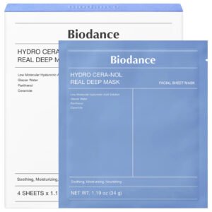 Biodance | Hydro Cera-nol Real Deep Mask - 4 pack for Dryness Relief & Redness Soothing