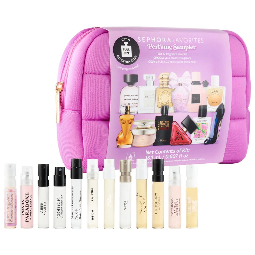 Sephora Favorites | Perfume Sampler Set with Floral & Vanilla Perfumes (Set de Perfume con Fragancias Florales y de Vainilla)
