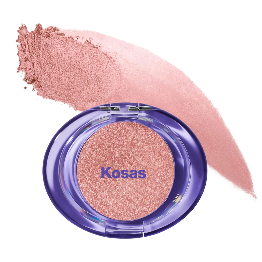 Kosas | Shiny Objects Wet Glisten Highlighter Powder for Face and Eyes (Iluminador en Polvo Húmedo para Rostro y Ojos con Acabado Glossy)