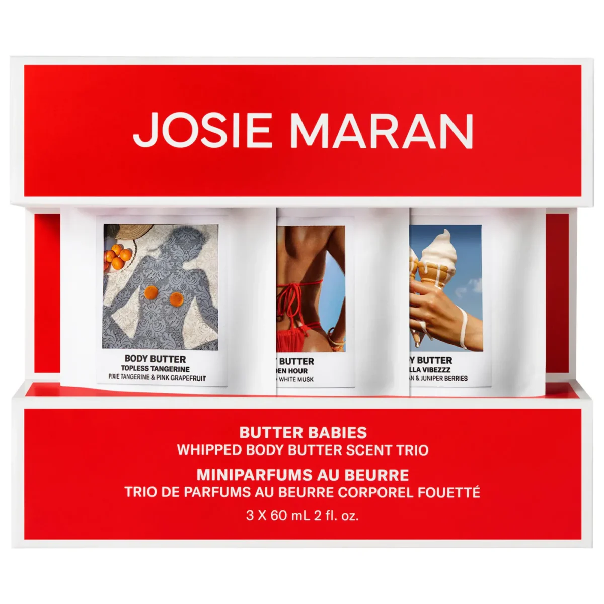 JOSIE MARAN | Butter Babies 3-Piece Body Butter Minis Kit