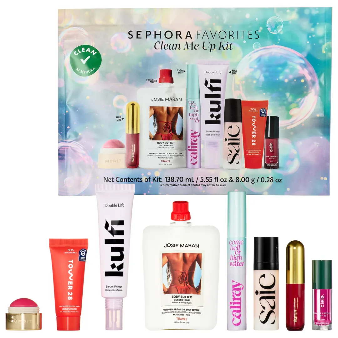 Sephora Favorites | Clean Me Up Kit Makeup Value Set (Set de maquillaje clean)