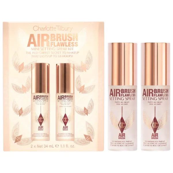 Charlotte Tilbury | Mini Airbrush Flawless Setting Spray Duo Gift Set