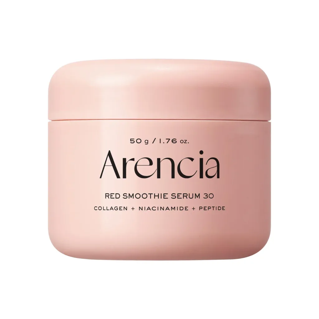 Arencia | Red Smoothie Pore-Tightening Serum 30 with Red Collagen, Niacinamide, and Peptides