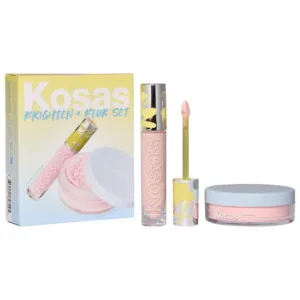 Kosas | Brighten & Blur Set - Color Corrector + Loose Setting Powder Face Set