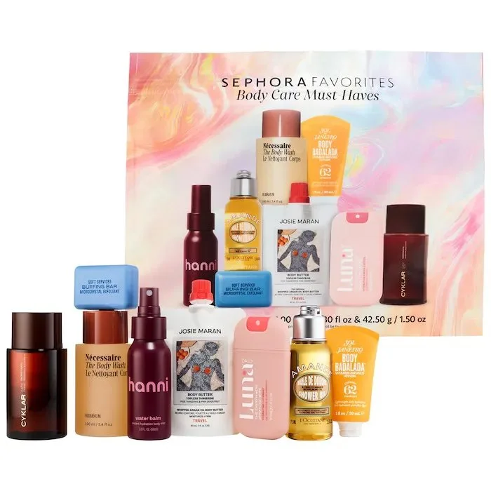 Sephora Favorites | Body Care Must-Haves Set (Set de esenciales para el cuidado corporal)