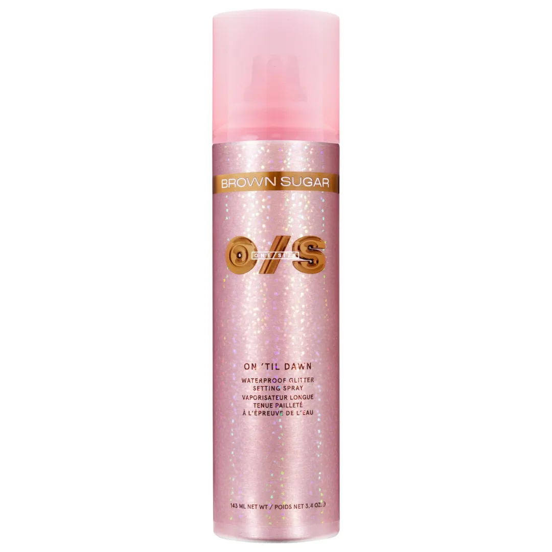 ONE/SIZE by Patrick Starrr | On 'Til Dawn Waterproof Glitter Setting Spray - Brown Sugar