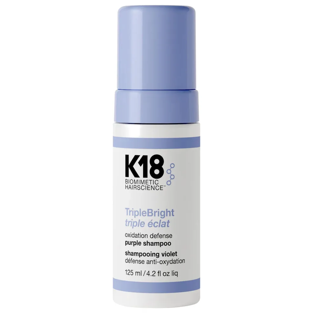 K18 Biomimetic Hairscience | TripleBright Oxidation Defense Purple Shampoo Foam