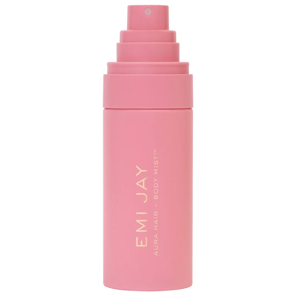 Emi Jay | Aura Hair & Body Fragrance Mist in Lychee Baby with Lychee, Cherry, & Vanilla (Bruma perfumada para cabello y cuerpo con lichi, cereza y vainilla)