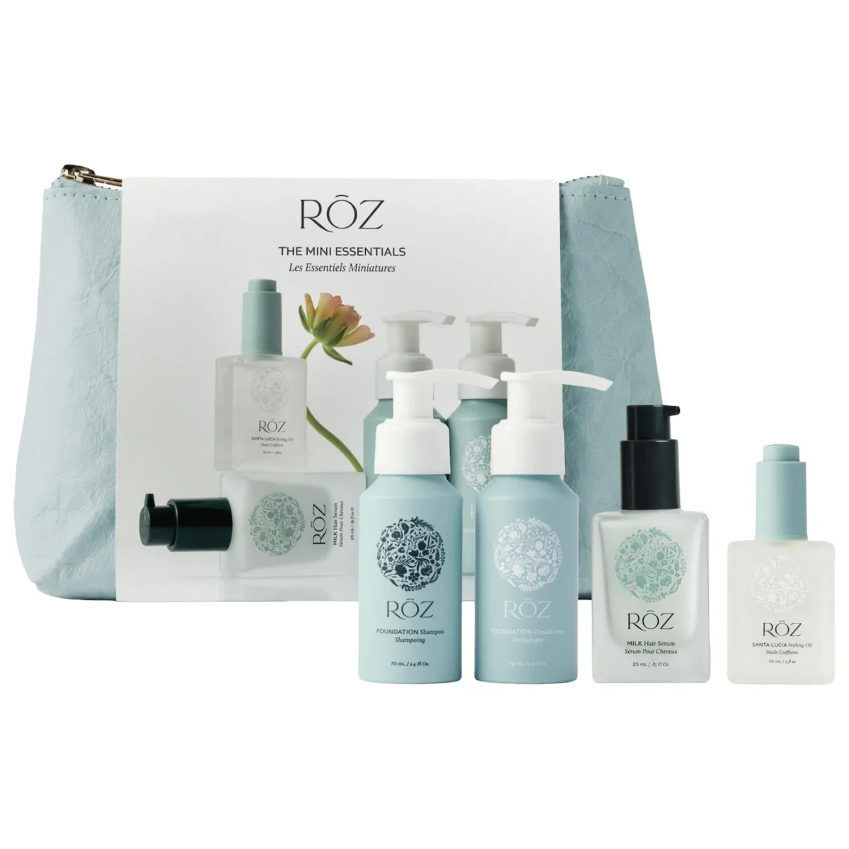 RŌZ | The Mini Essentials Kit (Kit mini de esenciales para el cabello)