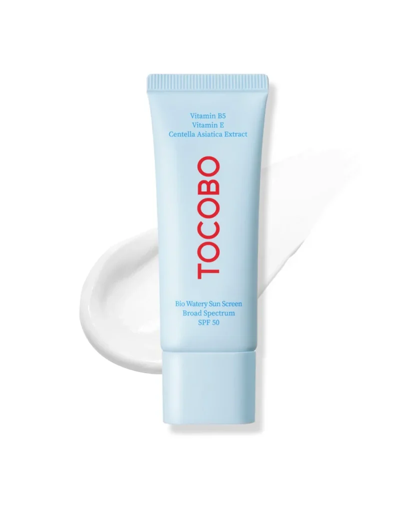 Tocobo | Bio Watery Sunscreen (Protector Solar Facial Hidratante de Textura Acuosa)