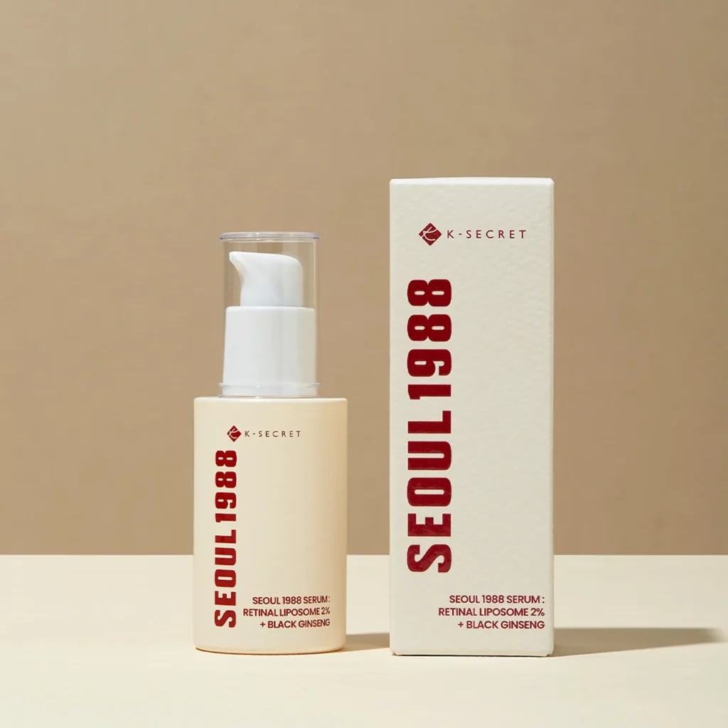 KSECRET | Seoul 1988 Serum: Retinal Liposome 2%+Black Ginseng (Suero Reafirmante con Retinal y Ginseng Negro)
