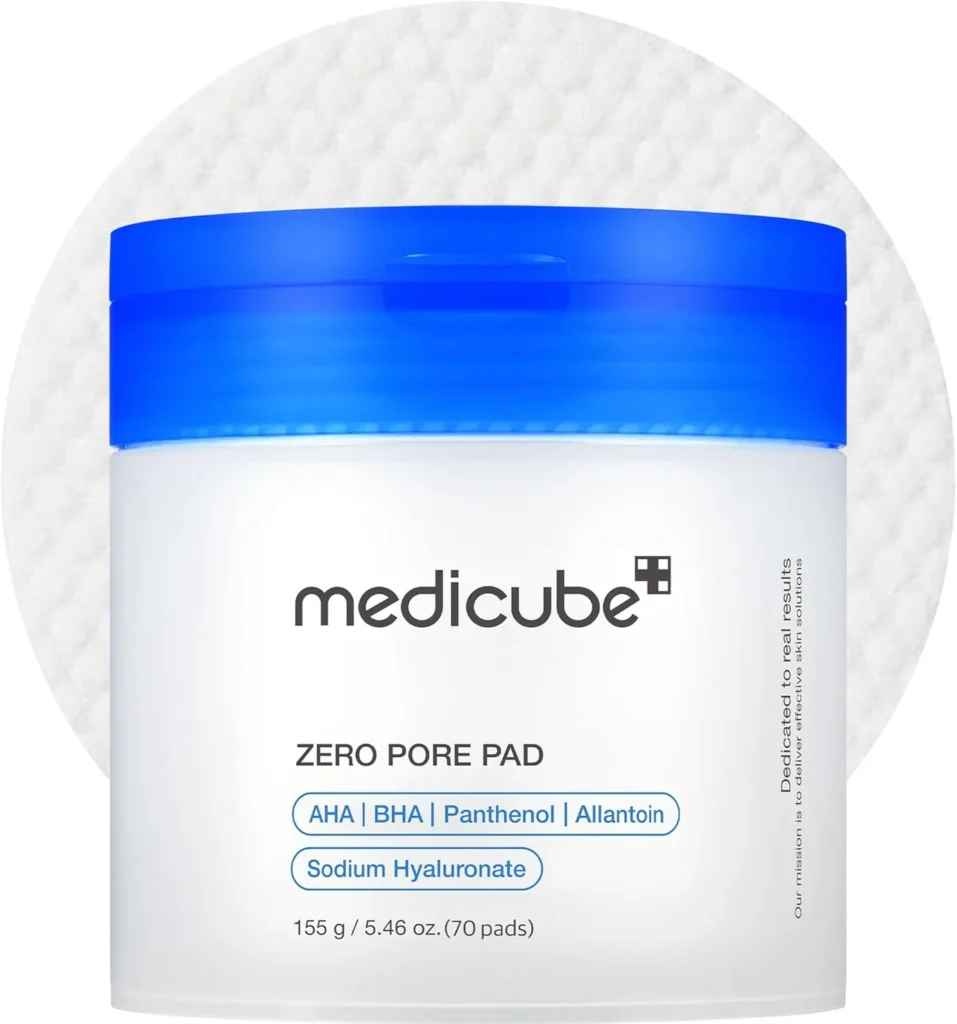 Medicube | Zero Pore Pad 2.0 (Pads Faciales para Limpiar Poros y Refinar la Textura de la Piel)