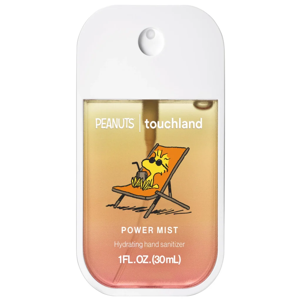 Touchland | Peanuts Hand Mist (Mist Sanitizante e Hidratante para Manos)
