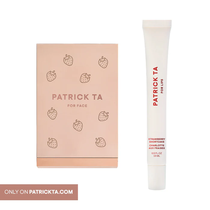 Patrick Ta | Strawberry Blush & Blam Set (Set de Rubor y Bálsamo Labial Edición Limitada)