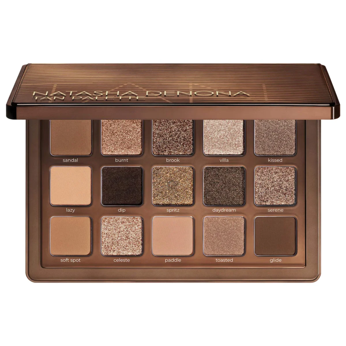 NATASHA DENONA | Tan Eyeshadow Palette (Paleta de sombras de ojos en tonos neutros cálidos)