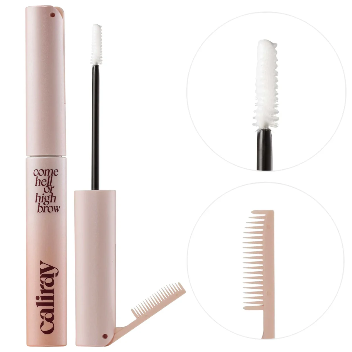 caliray | Come Hell Or High Brow 24-Hour Volumizing Tubing Brow Gel (Gel para cejas con efecto volumen y fijación de 24 horas)