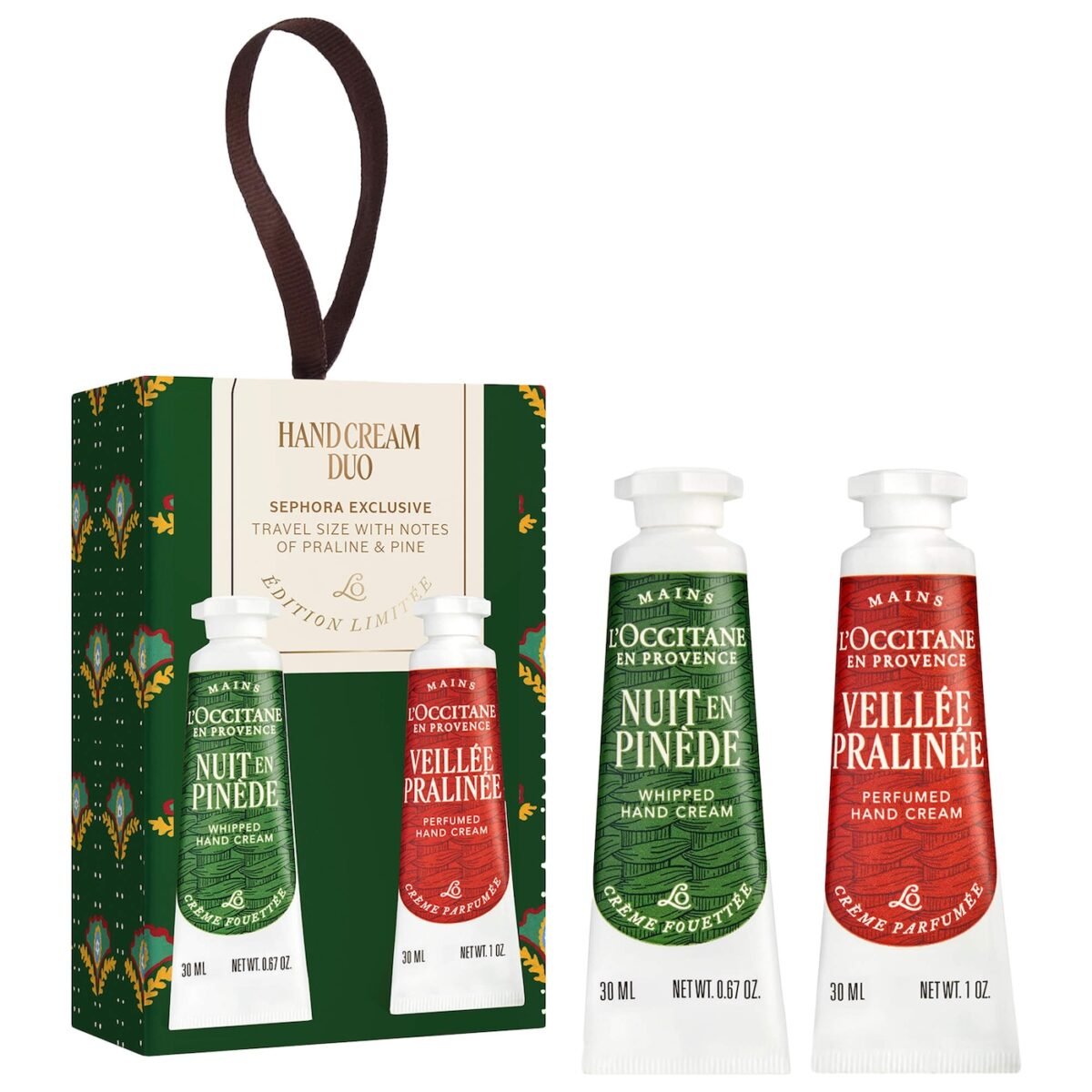 L'Occitane | Hand Cream Gift Set Duo (Dúo de cremas para manos de edición limitada, tamaño viaje)