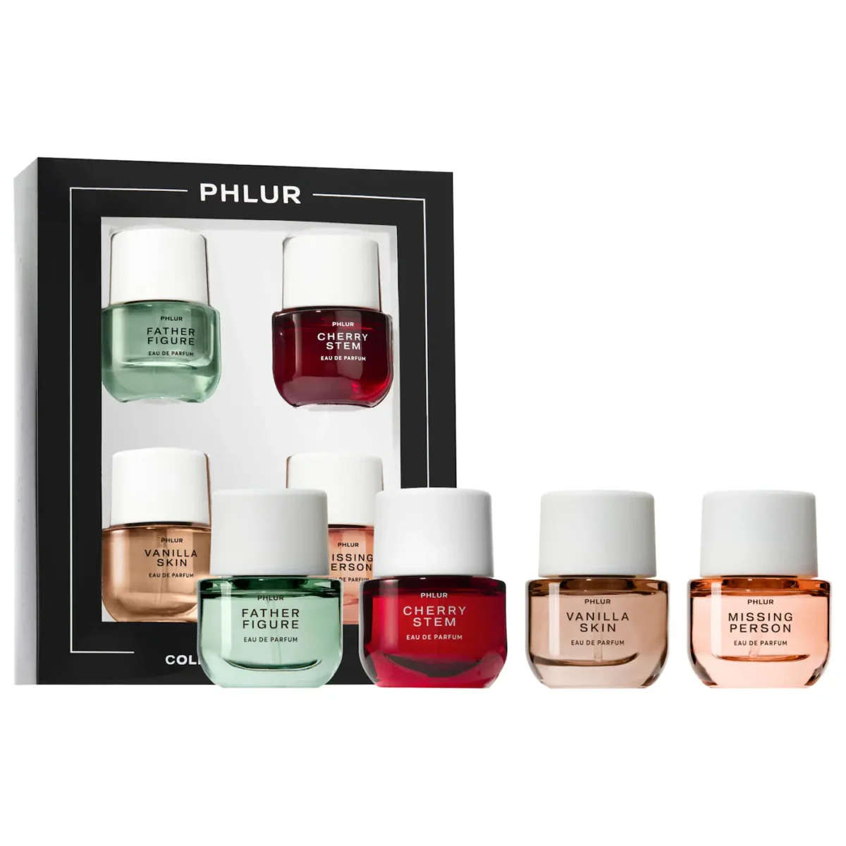 PHLUR | Mini Perfume Sampler Gift Set (Set mini de perfumes con 4 fragancias)