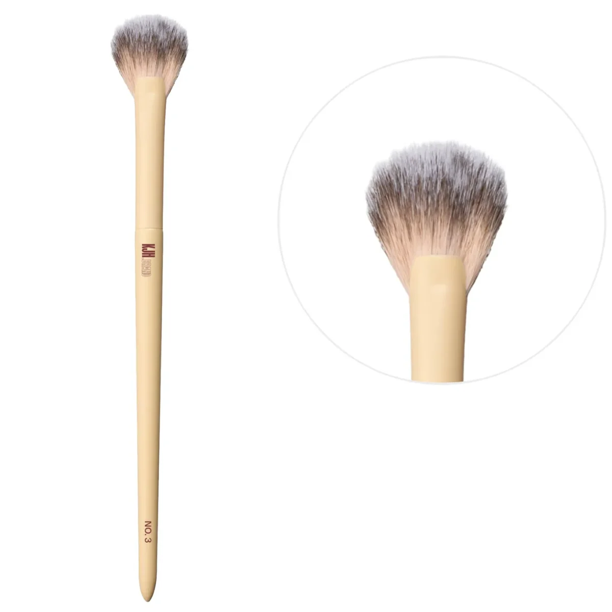 KJH.brand by Katie Jane Hughes | No. 3 Precision Fan Brush for Blending (Brocha abanico de precisión para difuminar)