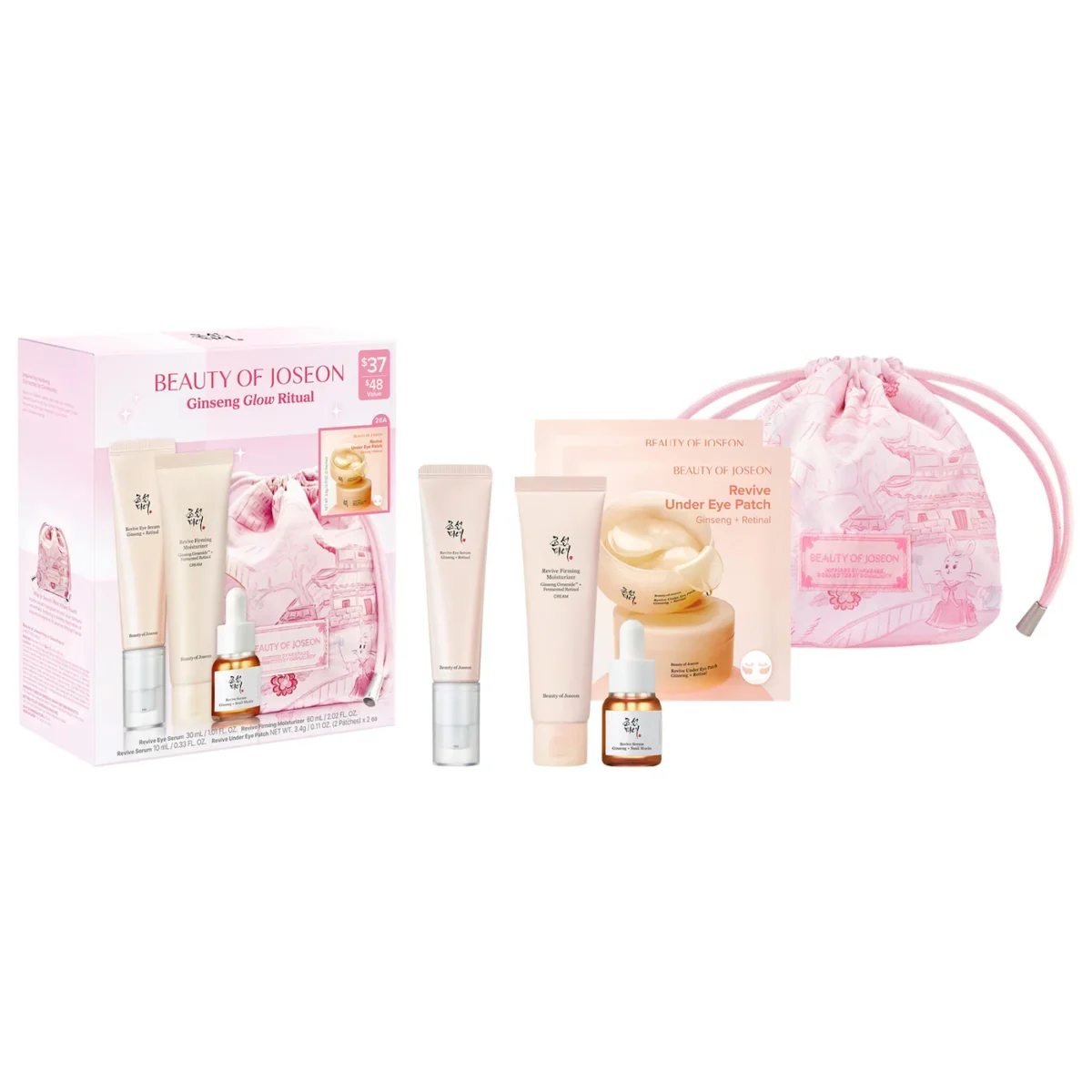 Beauty of Joseon | Revive Ginseng Glow Ritual Skincare Set for Firming & Radiance (Set de skincare con ginseng para firmeza y luminosidad)