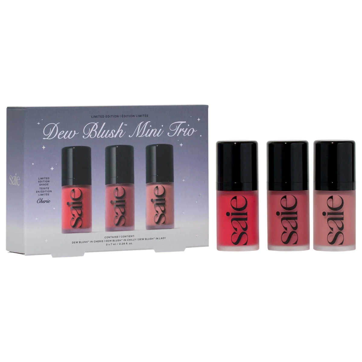 Saie | Dew Blush™ Liquid Cream Blush (Rubor líquido en crema con acabado dewy)