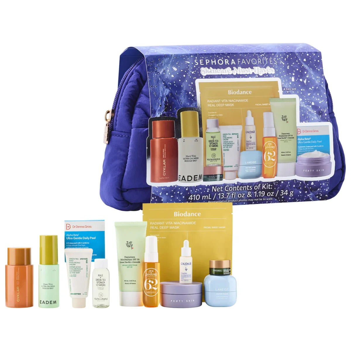 Sephora Favorites | Skincare Must-Haves Gift Set (Set de 12 esenciales de skincare)