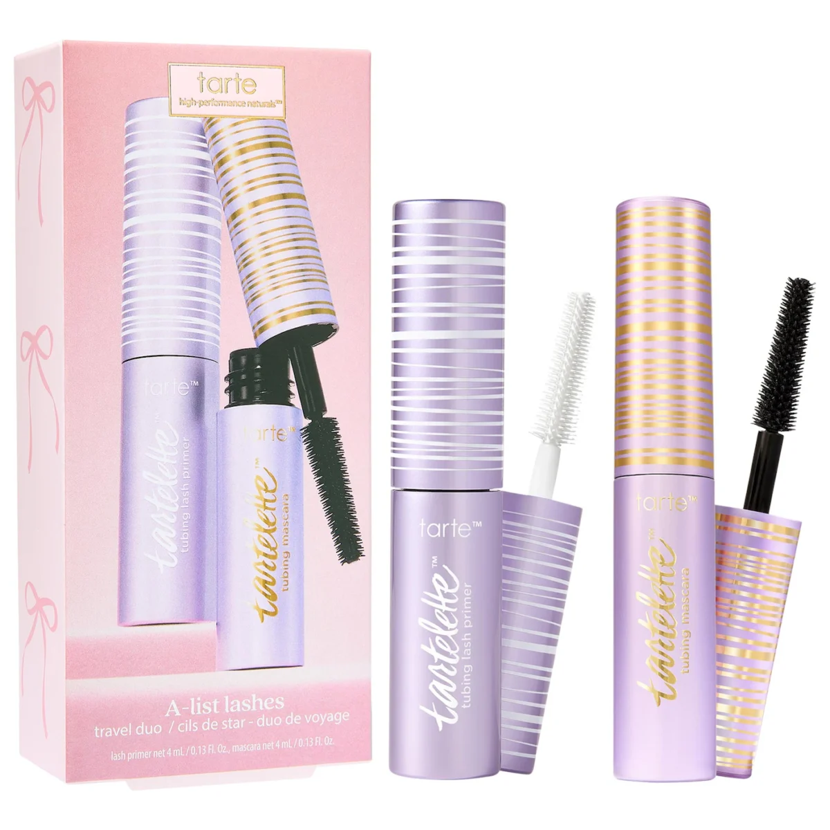 tarte | a-list lashes tartelette tubing mascara and primer travel set (Set de máscara de pestañas tipo tubing y su primer)